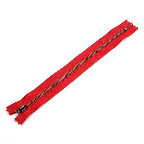 퀼트의 명가 엔조이퀼트,[YKK] 청동지퍼2(20cm) - 빨강색
