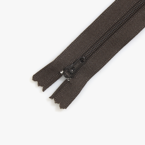 퀼트의 명가 엔조이퀼트,[퀼트부자재] 방석, 쿠션용 기본 지퍼 35cm - 진밤색