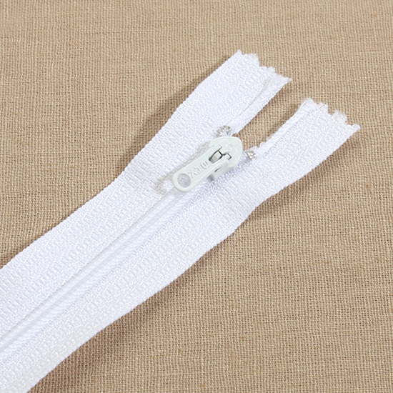 퀼트의 명가 엔조이퀼트,[퀼트부자재] 방석, 쿠션용 기본 지퍼 30cm-흰색