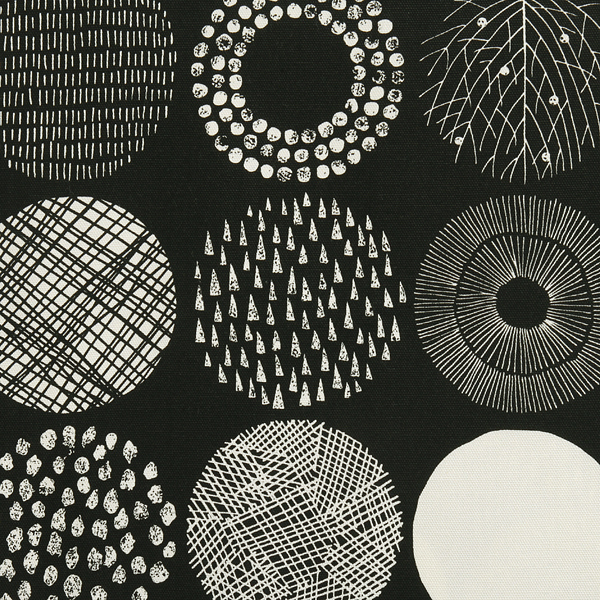 퀼트의 명가 엔조이퀼트,[코스모] 심플 랜드 옥스포드 프린트 커트지 110cm x 60cm - 블랙