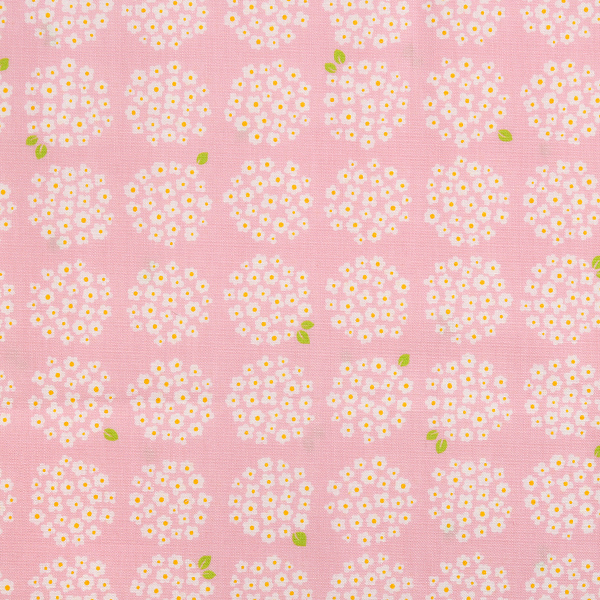 퀼트의시작은? 엔조이퀼트와 함께,[코스모] 리틀 플라워 09 프린트원단 - 핑크