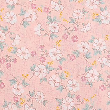 [다이와보] 피오레 컬렉션 10256 포플린 프린트원단 - 핑크 (1/2Yd)