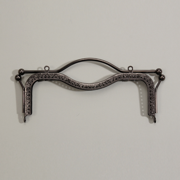 퀼트의 명가 엔조이퀼트,[퀼트부자재] 손잡이형 입술 프레임 20.5cm - 흑니켈