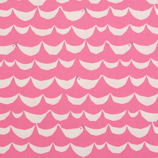 퀼트의 명가 엔조이퀼트,[다이와보] 온넬라 버드 보더 10187 옥스포드 프린트원단 - 핑크