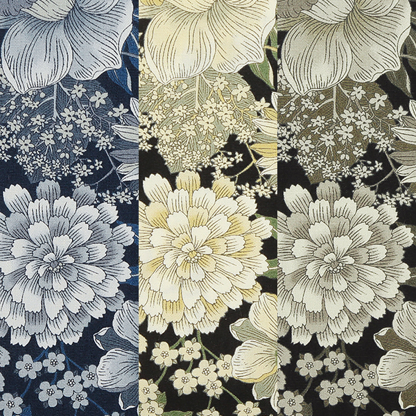 퀼트의시작은? 엔조이퀼트와 함께,[원단패키지] 세븐베리 일본수입 꽃무늬 퀼트천 플라워 면원단10 3종 - 45cm x 26cm