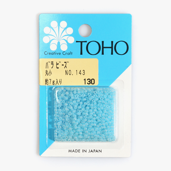 [토호] 원형의 공예용 바라비즈 - 143(소) bara#650-143(소)