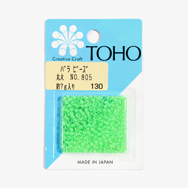 [토호] 원형의 공예용 바라비즈 - 805(대) bara#650-805(대)