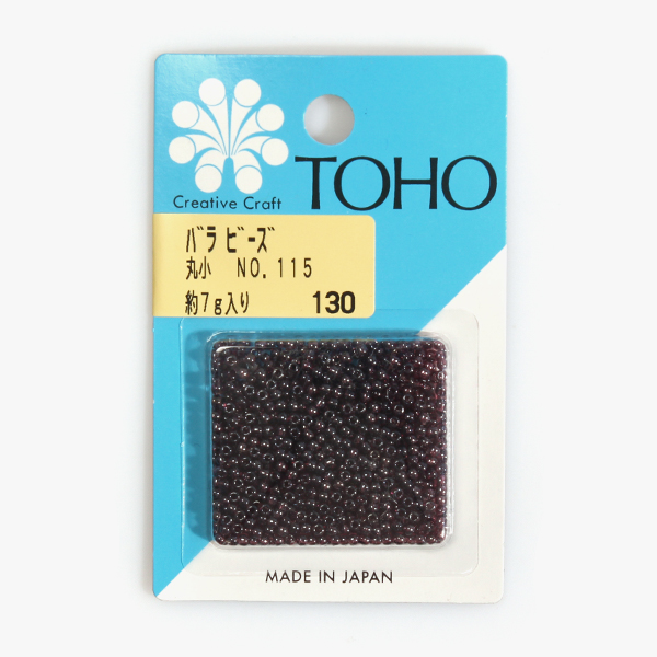 [토호] 원형의 공예용 바라비즈 - 115(소) bara#650-115(소)