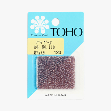 [토호] 원형의 공예용 바라비즈 - 110(소) bara#650-110(소) (set)