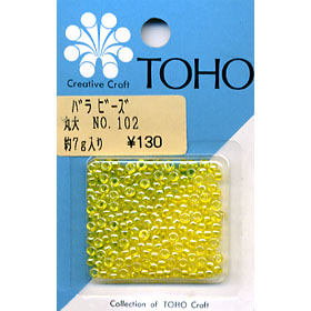 퀼트의시작은? 엔조이퀼트와 함께,[토호] 원형의 공예용 바라비즈 - 102(대) bara#650-102(대)