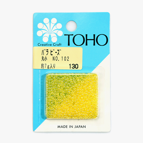 [토호] 원형의 공예용 바라비즈 - 102(소) bara#650-102(소)