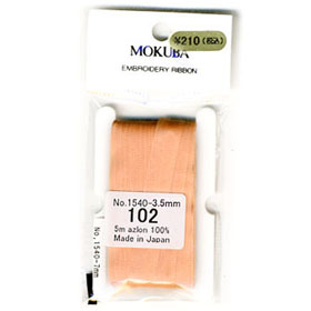 [모쿠바] 리본자수실-No.(1540)-3.5mm-102
