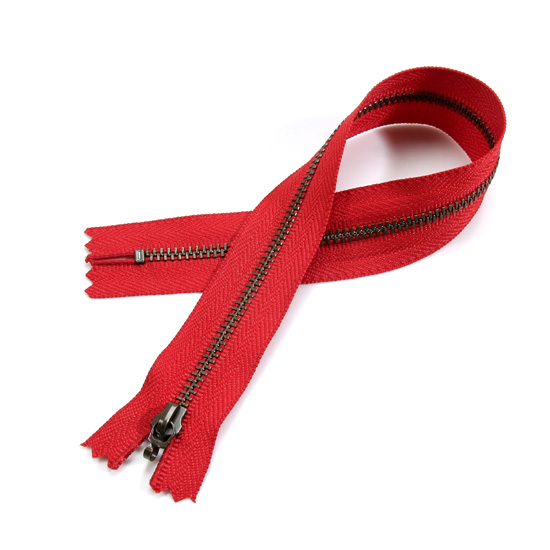 [YKK] 청동지퍼2(30cm)-빨강색
