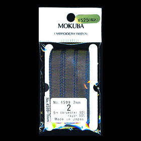 퀼트의시작은? 엔조이퀼트와 함께,[모쿠바] 리본자수실-폴리_레이온 7mm-002