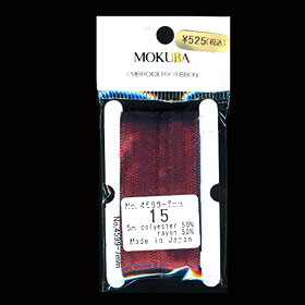 [모쿠바] 리본자수실-폴리_레이온 7mm-015