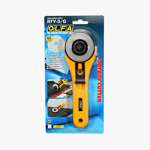 퀼트의시작은? 엔조이퀼트와 함께,[OLFA] 올파 로터리 커터 60mm RTY-3G