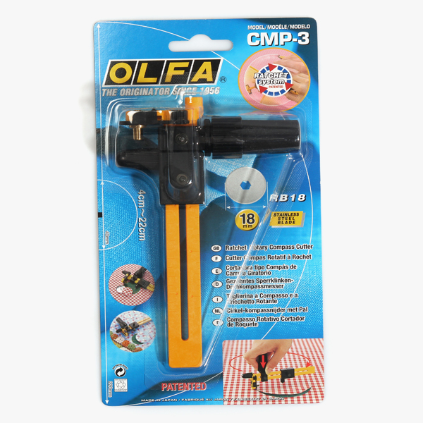 퀼트의시작은? 엔조이퀼트와 함께,[OLFA] 올파 로터리 콤파스 커터 CMP-3