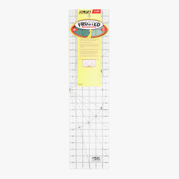 퀼트의시작은? 엔조이퀼트와 함께,[OLFA] 올파 논슬립 그리드 자 (24inch) QR-6x24