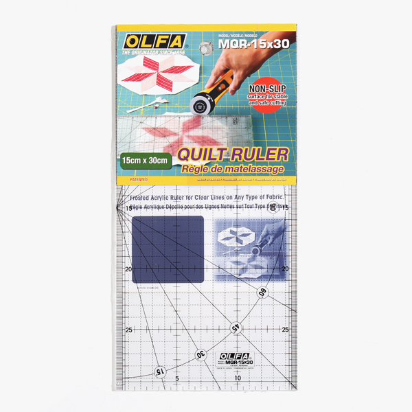 퀼트의시작은? 엔조이퀼트와 함께,[OLFA] 올파 논슬립 그리드 자 (30cm) MQR-15x30