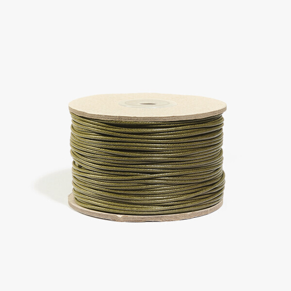 [퀼트부자재] 오시도리면가죽끈 1.5mm - 카키(100yd) 1.5-06