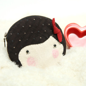 [바이핸즈] 퀼트지갑패키지 깻잎소녀 (개)