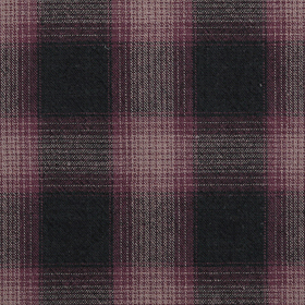[바이핸즈] 빈티지 선염체크 원단-자주색 (1/2Yd)