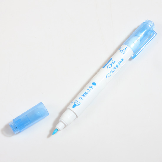 [크로바] 트윈수성펜(파랑-細/太)(가는타입/굵은타입) 24-431