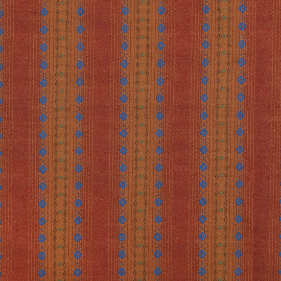 [바이핸즈] 클로버2 선염체크 원단-낙엽색