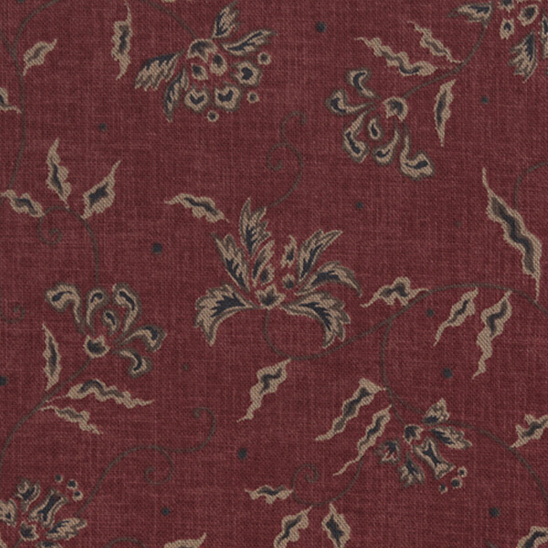 [올림푸스]코후화사라사 프린트 원단-시나몬