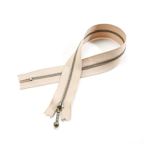 퀼트의시작은? 엔조이퀼트와 함께,[YKK] 청동지퍼1(35cm)-모카색