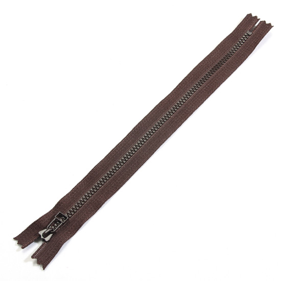 퀼트의시작은? 엔조이퀼트와 함께,[YKK] 비슬론 지퍼 3호(25cm)-브라운