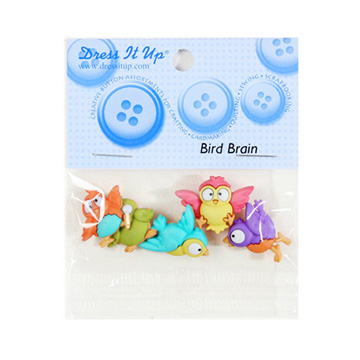 [제시제임스] 장식단추 드레스잇업-7688(Bird Brain) (set)