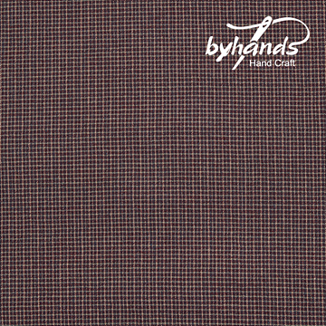 [바이핸즈] 잔체크 선염체크원단 - 블루퍼플 (1/2Yd)