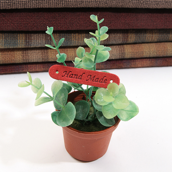 [장식부자재] 슬림 핸드메이드 라벨(레드-엔틱)