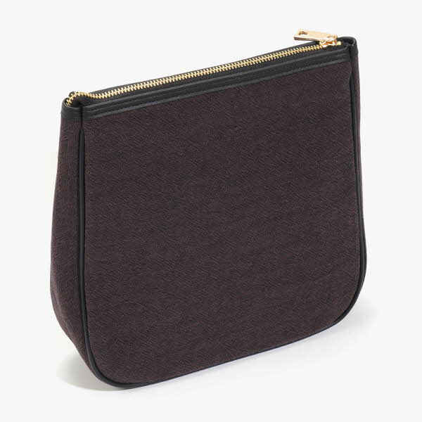 [바이핸즈] 금색지퍼 숄더형 가방 반제품-세피아