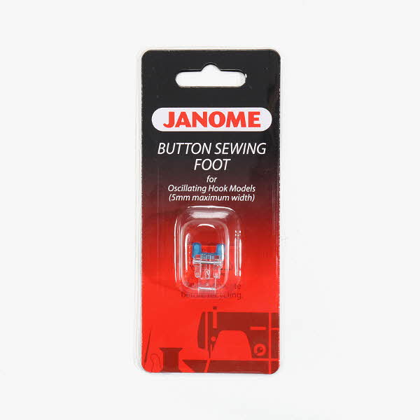 퀼트의시작은? 엔조이퀼트와 함께,[자노메] 단추 재봉 노루발 5mm (Button Sewing Foot) 수직가마용