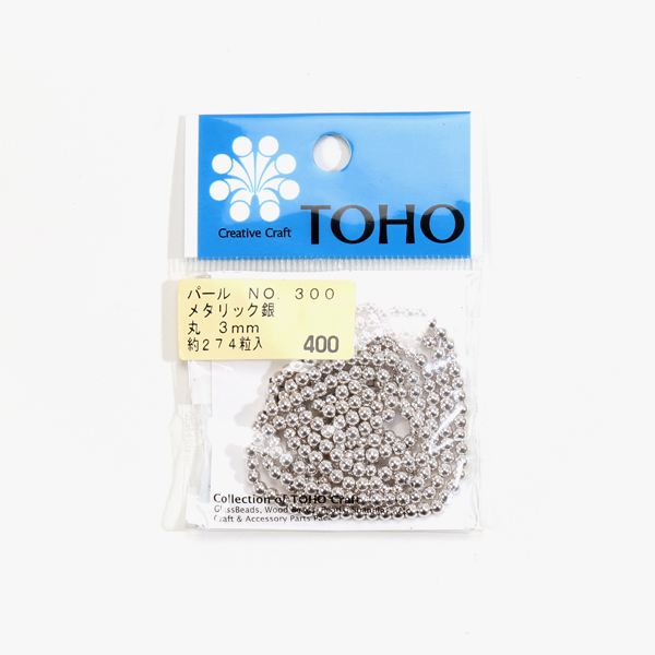 퀼트의시작은? 엔조이퀼트와 함께,[토호] 장식용 은색구슬 - 3mm #2000-300-3