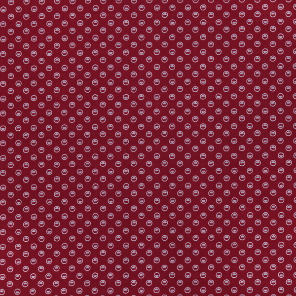 [로버트카프만] 세븐베리 쁘띠 풀라드 [D1] 프린트원단 - 버건디