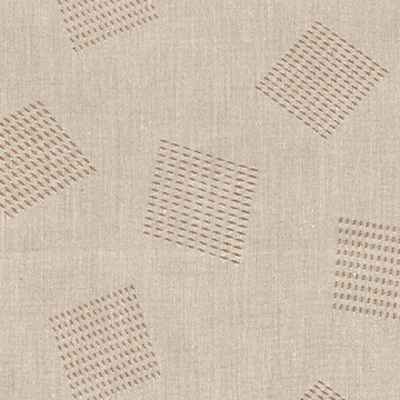 [킨카메] 스티치 내츄럴 선염원단 - 코코아 (1/2Yd)