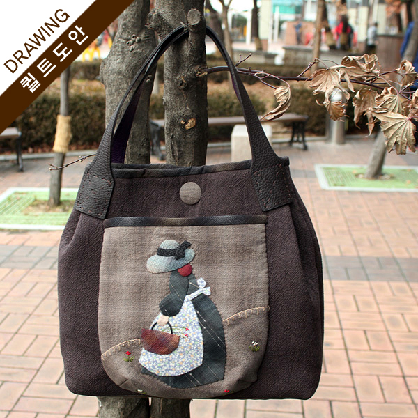 [바이핸즈] 빠담빠담 토트백 퀼트도안