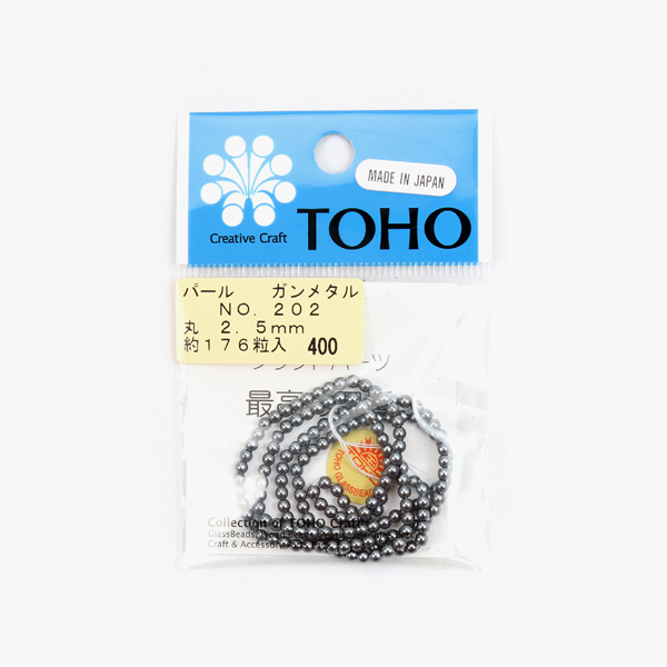 퀼트의시작은? 엔조이퀼트와 함께,[토호] 장식용 흑진주구슬 - 2.5mm #2000-202-2.5