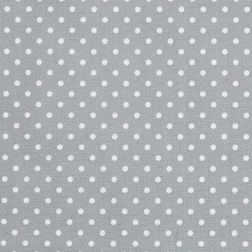 [세븐베리] 폴카도트 프린트원단 - 그레이 (1/2Yd)