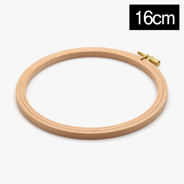 퀼트의시작은? 엔조이퀼트와 함께,[너즈] 터키산 프리미엄 자수용 수틀 - 16cm(폭0.8cm) 100-3
