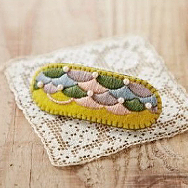 [자수패키지] Plomme의 발레타 깊은 숲 헤어클립