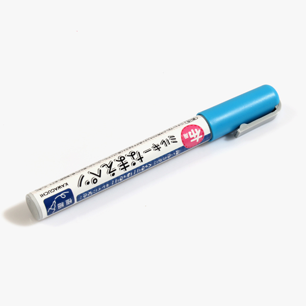 퀼트의시작은? 엔조이퀼트와 함께,[가와구찌] 원단용 밀키 네임펜 - 스카이블루 11-408