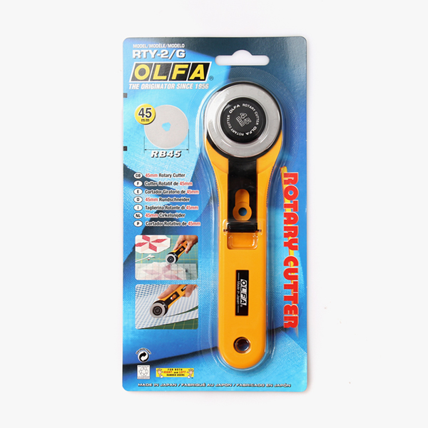 퀼트의시작은? 엔조이퀼트와 함께,[OLFA] 올파 로터리 커터 45mm RTY-2GH