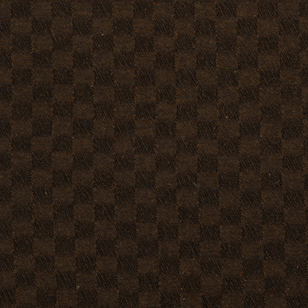 [바이핸즈] 럭셔리 스퀘어박스 선염체크원단 - 브라운(더블롤링 10YD)