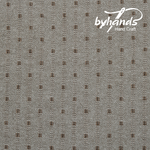 [바이핸즈] 미니스퀘어 라이트 선염체크원단 - 블루그레이(더블롤링 10YD)