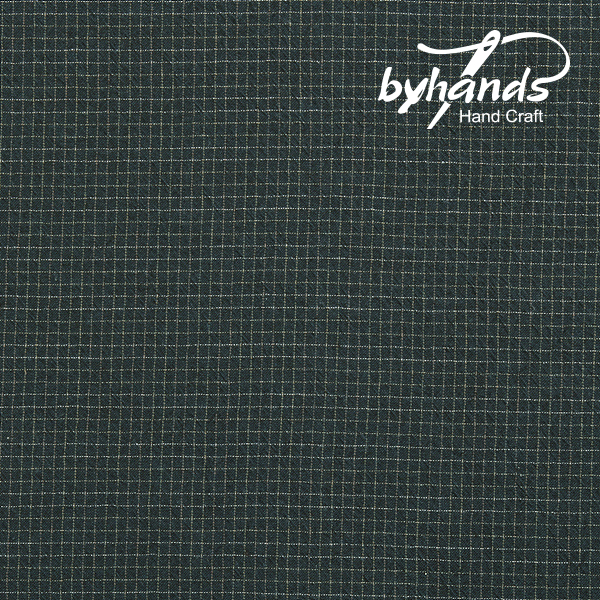 [바이핸즈] 트렌드 미니체크 선염원단 - 블루그린(더블롤링 10YD)