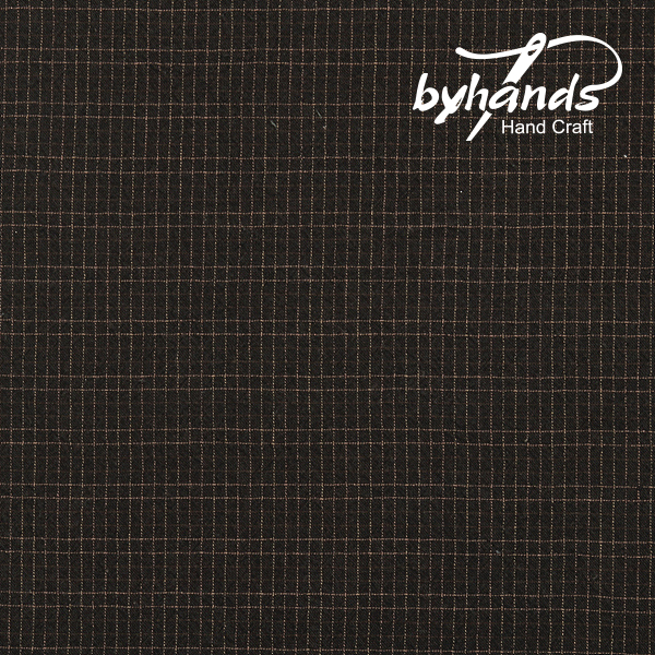 [바이핸즈] 트렌드 미니체크 선염원단 - 세피아(더블롤링 10YD)